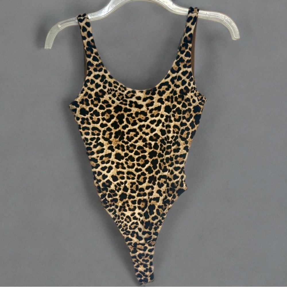 3/$10 Leopard Print Bodysuit